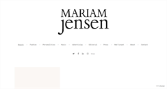 Desktop Screenshot of mariamjensen.com
